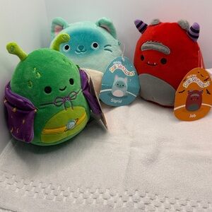 Brand New with Tags Lot of 3 Mini Plush Squishmallows